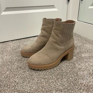 Universal Thread - Beige Chunky Ankle Boots